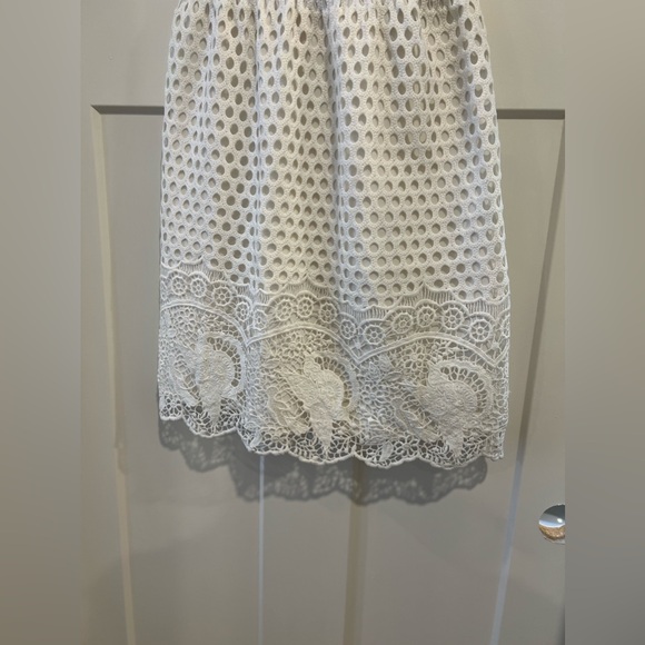Abercrombie White Lace dress size Small Tall - Picture 3 of 5
